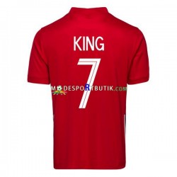 Norge Matchtröja Joshua King 7 2020-2021 Hemma Kortärmad ,Herr