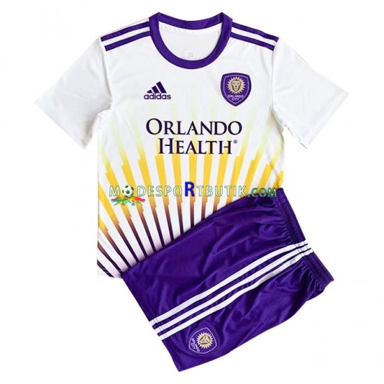 Matchtröja Orlando City Borta 2022-23 Kortärmad ,Fotbollsställ Barn