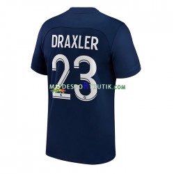 Paris Saint-Germain Matchtröja Draxler 23 Hemma 2022-23 Kortärmad ,Herr