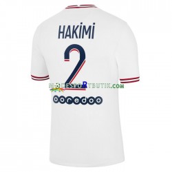 Paris Saint-Germain Matchtröja Hakimi 2 Fjärde 2021-22 Kortärmad ,Herr