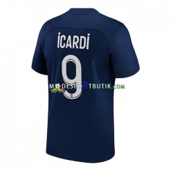 Paris Saint-Germain Matchtröja Icardi 9 Hemma 2022-23 Kortärmad ,Herr