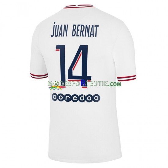 Paris Saint-Germain Matchtröja Juan Bernat 14 Fjärde 2021-22 Kortärmad ,Herr