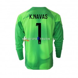 Paris Saint-Germain Matchtröja Keylor Navas 1 Målvakt Hemma 2022-23 Långärmad ,Herr