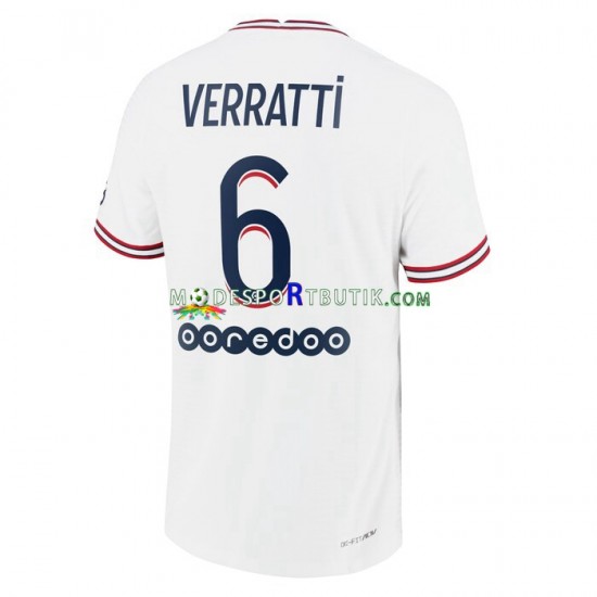 Paris Saint-Germain Matchtröja Marco Verratti 6 Fjärde 2021-22 Kortärmad ,Herr