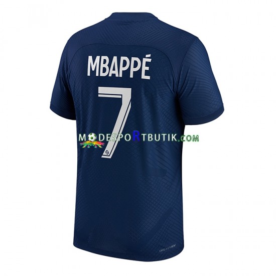 Paris Saint-Germain Matchtröja Mbappé 7 Hemma 2022-23 Kortärmad ,Herr