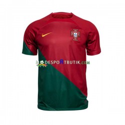 Portugal Matchtröja Hemma VM 2022 Kortärmad ,Herr