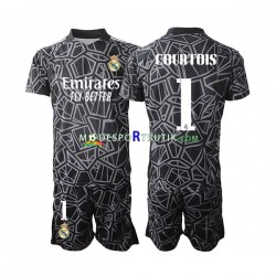 Real Madrid Matchtröja Courtois 1 Målvakt Borta 2022-23 Kortärmad ,Fotbollsställ Barn Real Madrid Matchtröja Courtois 1 Målvakt Borta 2022-23 Kortärmad ,Fotbollsställ Barn