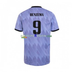 Real Madrid Matchtröja Karim Benzema 9 Borta 2022-23 Kortärmad ,Herr