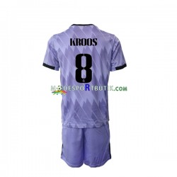 Real Madrid Matchtröja Toni Kroos 8 Borta 2022-23 Kortärmad ,Fotbollsställ Barn
