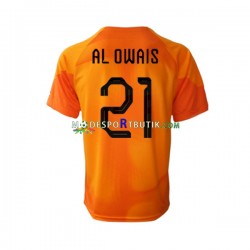 Saudiarabien Matchtröja Mohammed Al-Owais 21 Målvakt Borta VM 2022 Kortärmad ,Herr Saudiarabien Matchtröja Mohammed Al-Owais 21 Målvakt Borta VM 2022 Kortärmad ,Herr