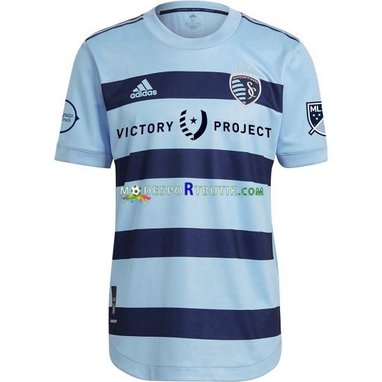 Sporting Kansas City Matchtröja 2022 Hemma Kortärmad ,Herr