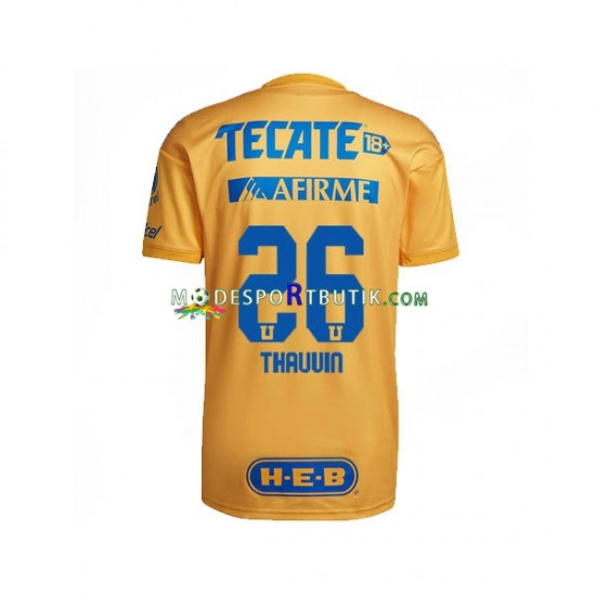 Tigres UANL Matchtröja Florian Thauvin 26 Hemma 2022-23 Kortärmad ,Herr