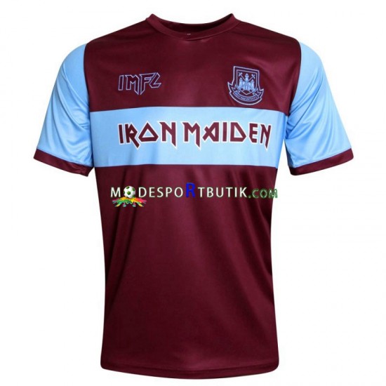 West Ham United Matchtröja Iron Maiden Hemma Kortärmad ,Herr