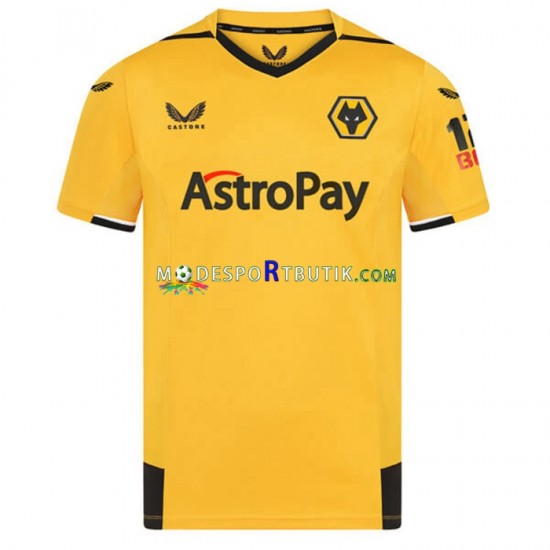 Wolverhampton Wanderers Matchtröja Hemma 2022-23 Kortärmad ,Herr